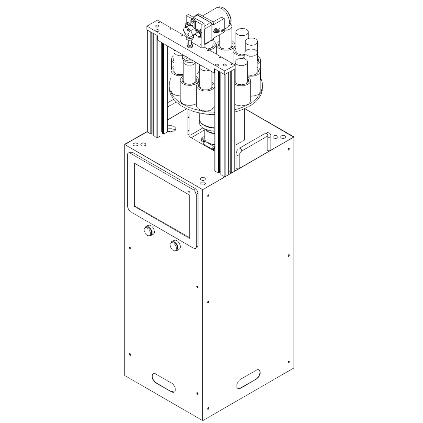화장품 이중 용기 조립 자동화 장비 – 스킨케어·메이크업 용기 자동 조립 솔루션
